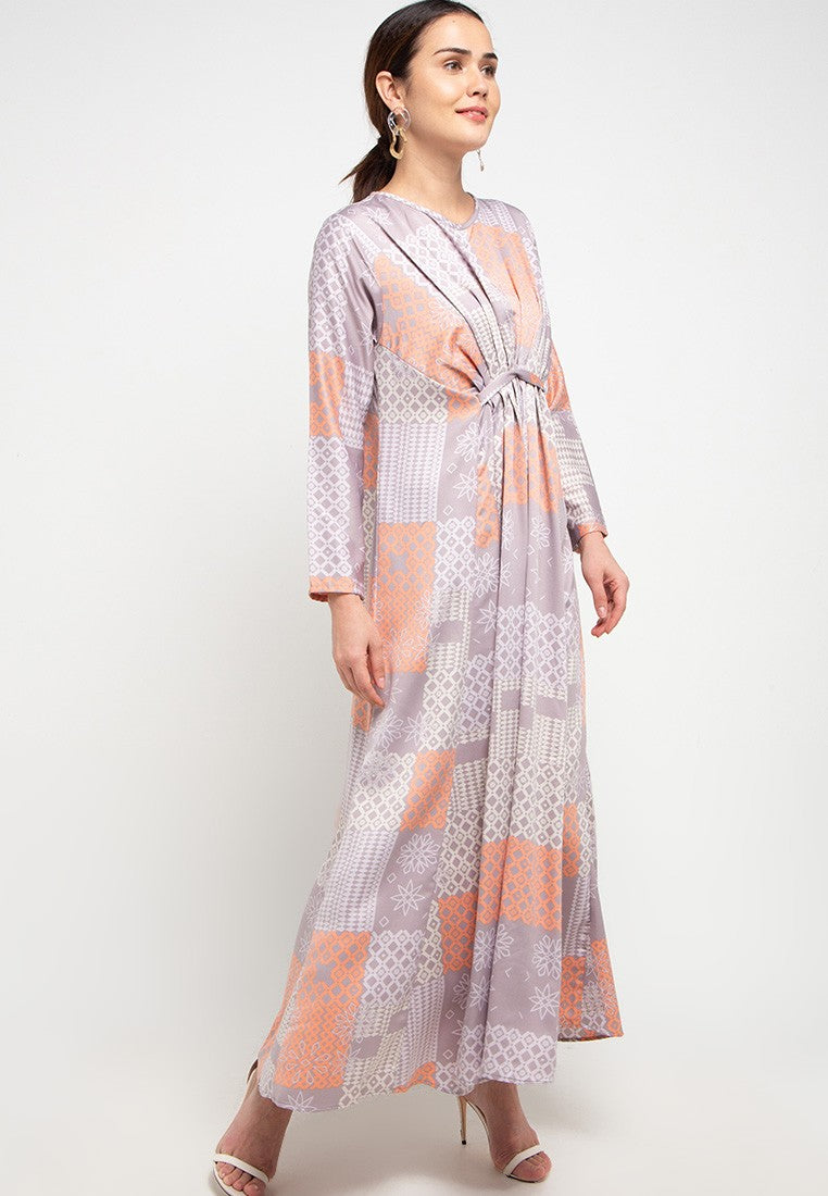 Karry Dress Grey Purplish