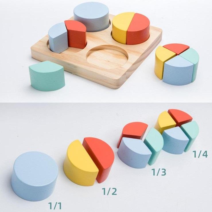 Montessori Toy - 4 in 1 Wooden Shape Sorter